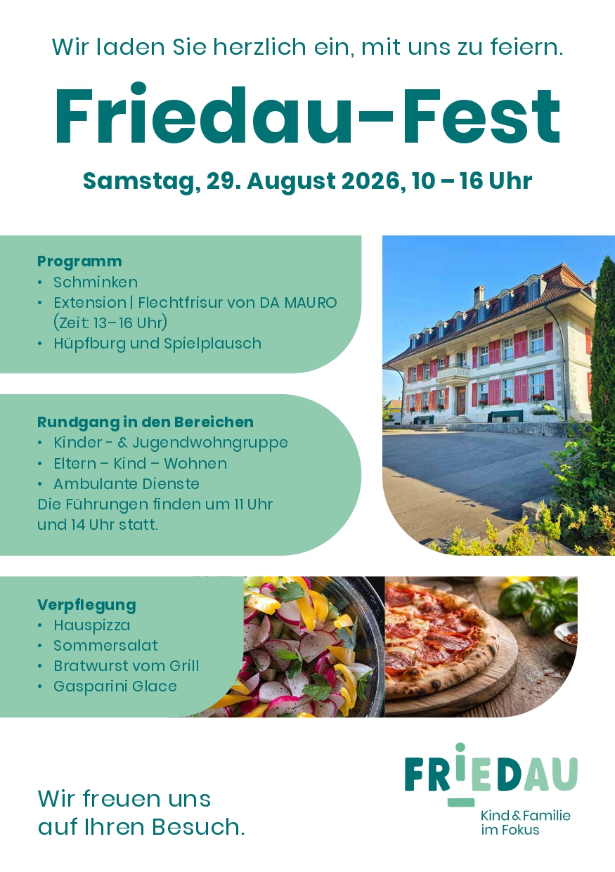 Flyer Friedaufest 2026